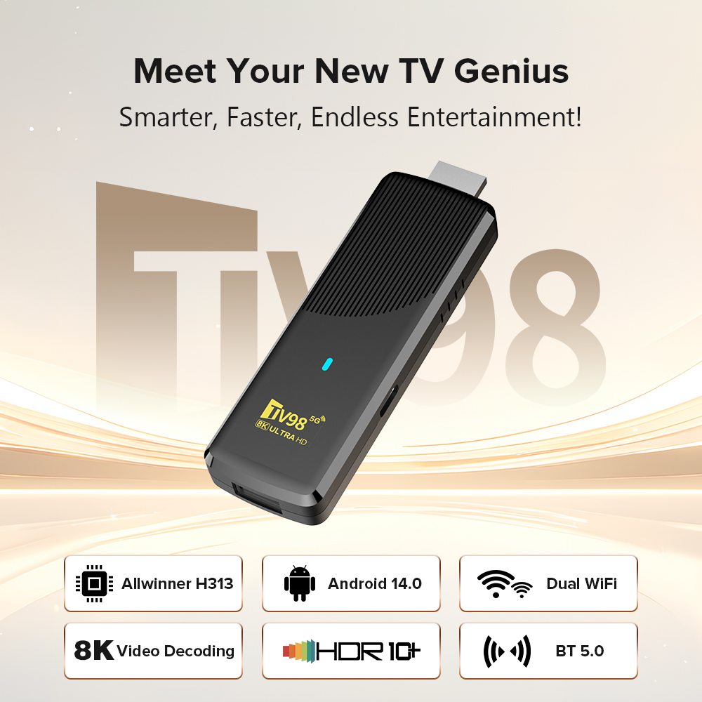 4K Media Player - TV98 ATV X9 Smart TV Stick