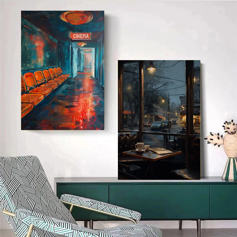 1pc frameloze Moody Vintage Na - Home Cinema Wall recensie en prijs