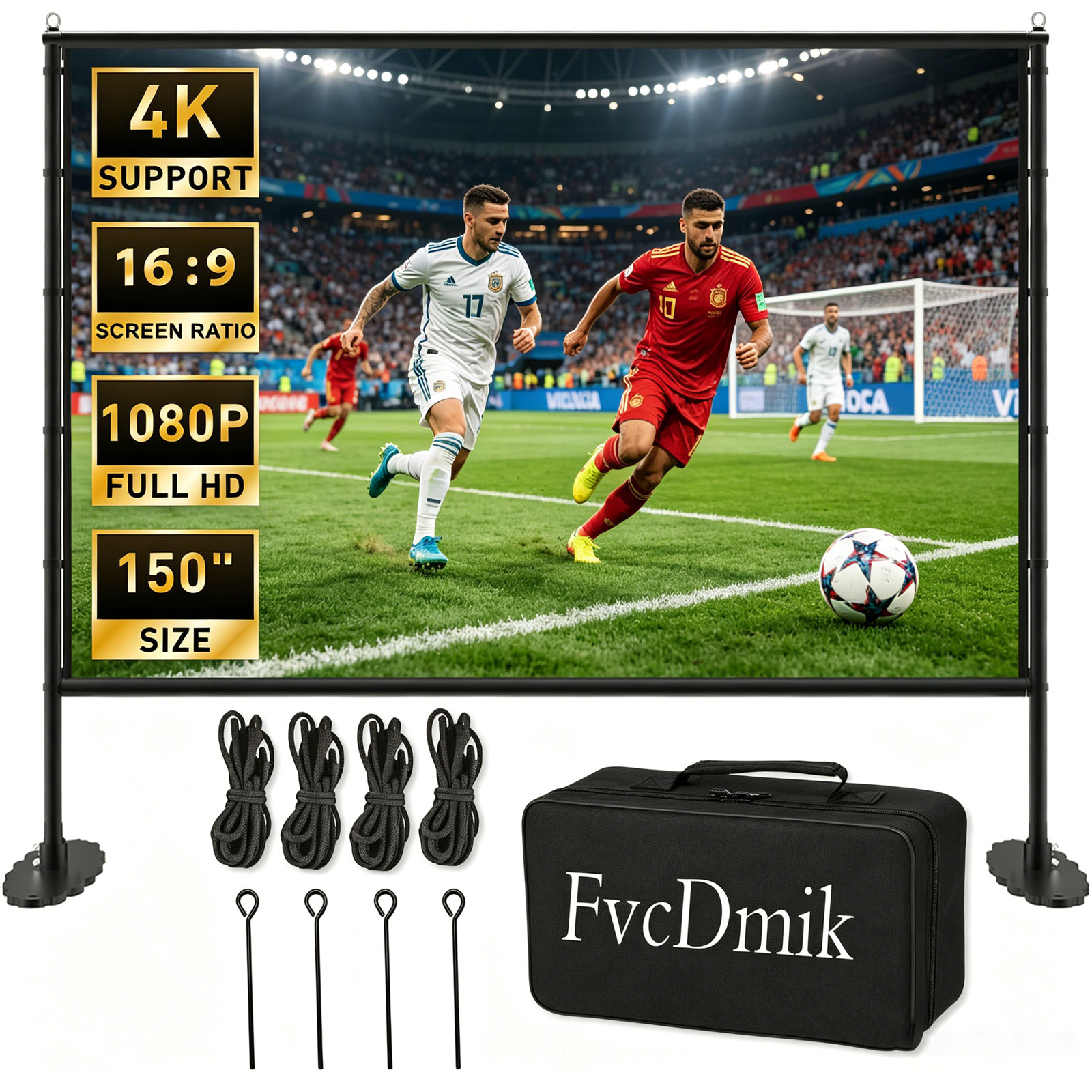 150 inch projectiescherm met s - Home Cinema Events recensie en prijs