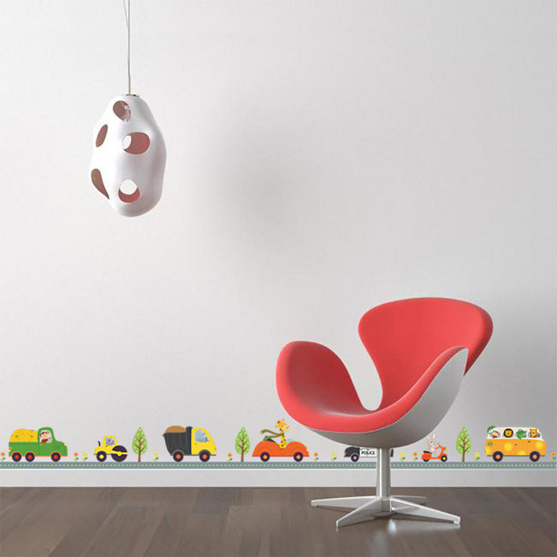 Cartoon Dieren Auto Muursticke - Home Cinema Wall recensie en prijs