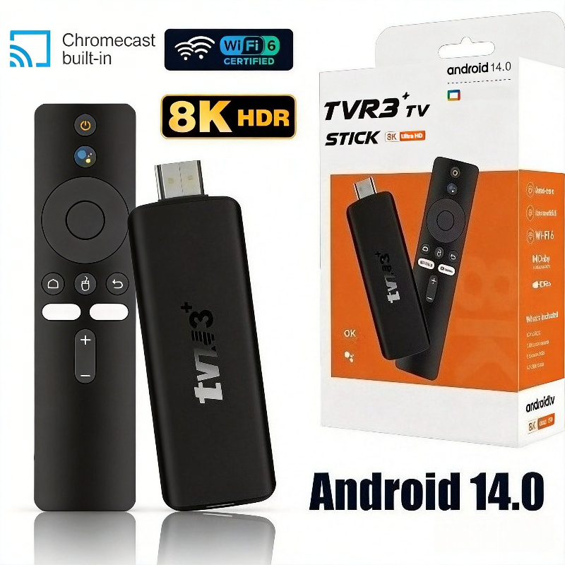 TVR3+ Android 14 Smart TV Stic - 4K Media Player recensie en prijs