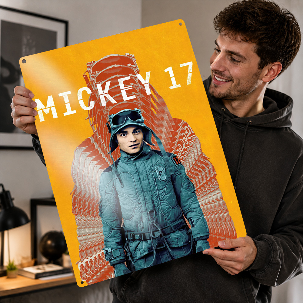 Mickey 17 Film Metal Poster Ci - Home Cinema Films recensie en prijs
