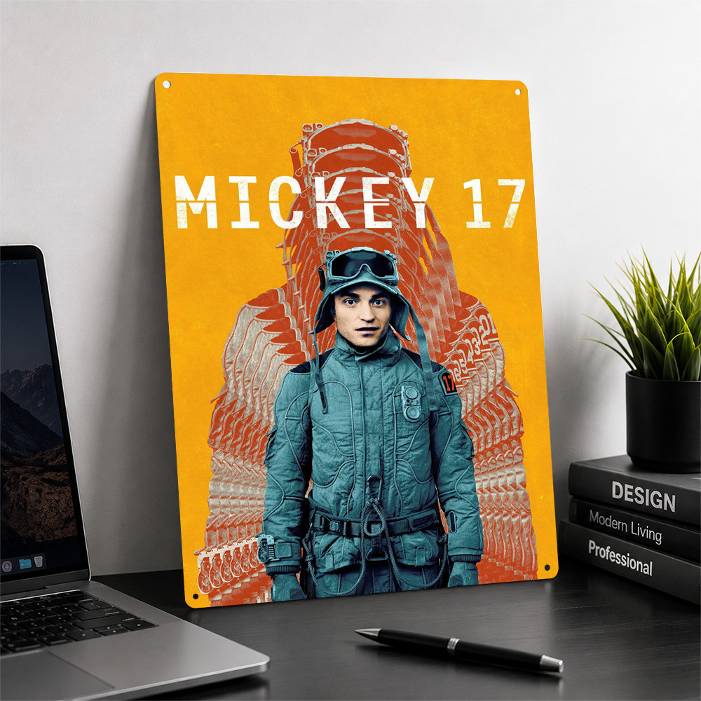Mickey 17 Film Metal Poster Ci - Home Cinema Films recensie en prijs