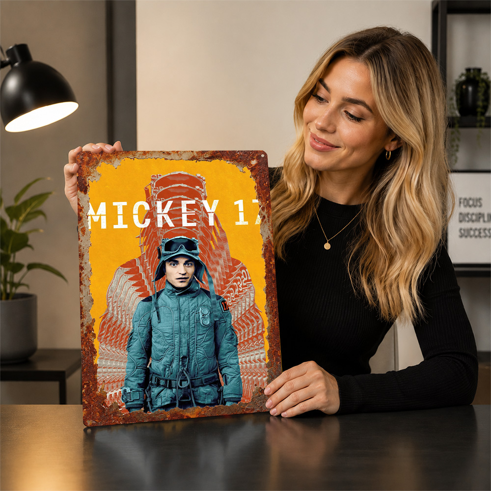 Mickey 17 Film Metal Poster Ci - Home Cinema Films recensie en prijs