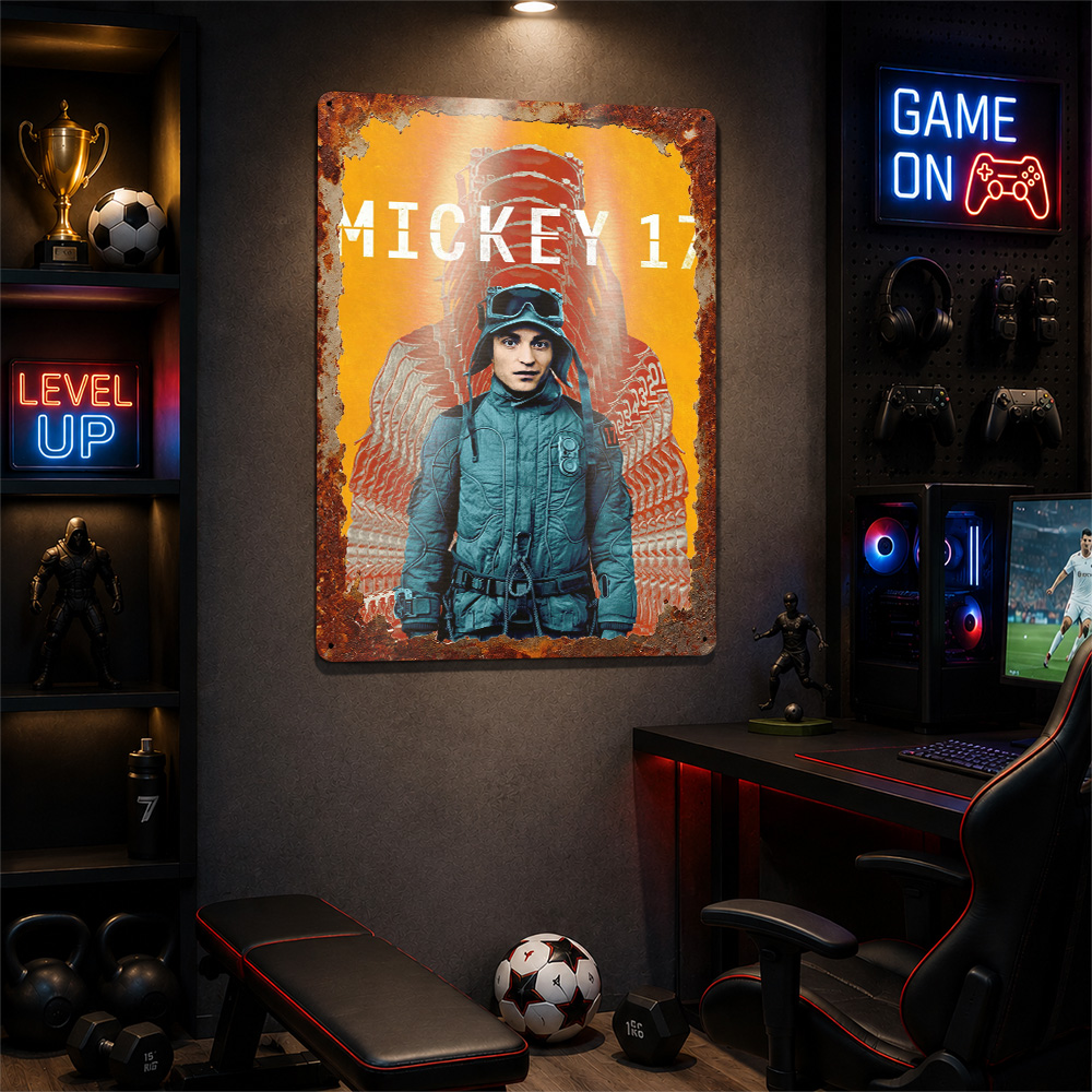 Mickey 17 Film Metal Poster Ci - Home Cinema Films recensie en prijs