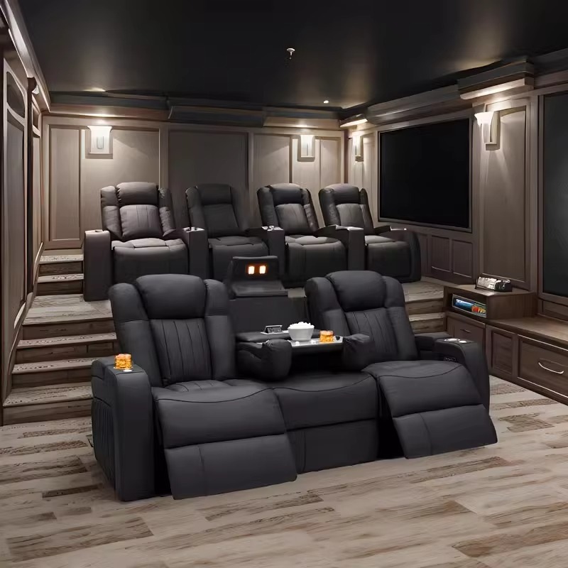 Lederen relaxfauteuil sets, el - Home Cinema Chairs recensie en prijs