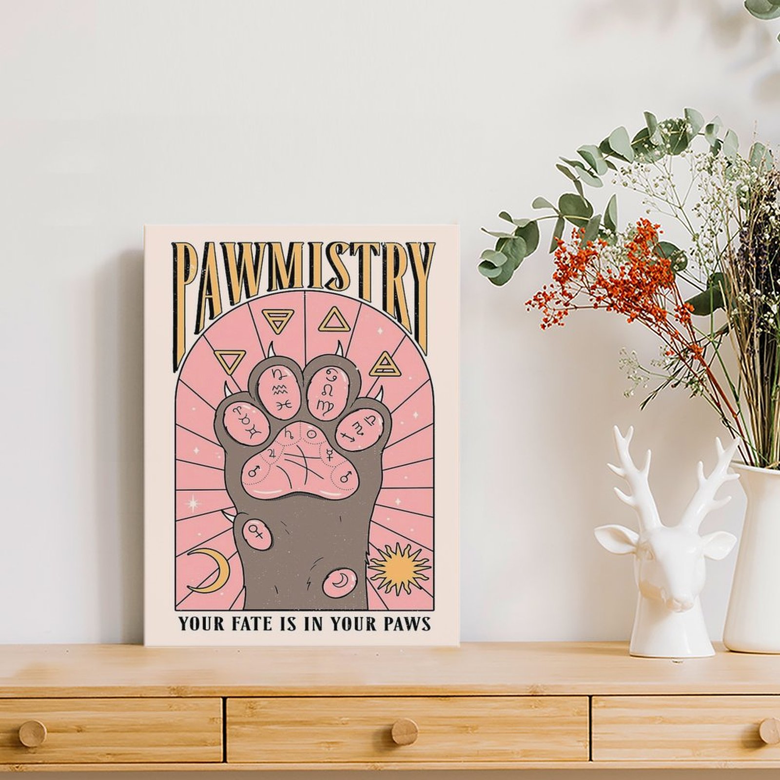 Pawmistry Canvas Schilderij Po - Home Cinema Wall recensie en prijs