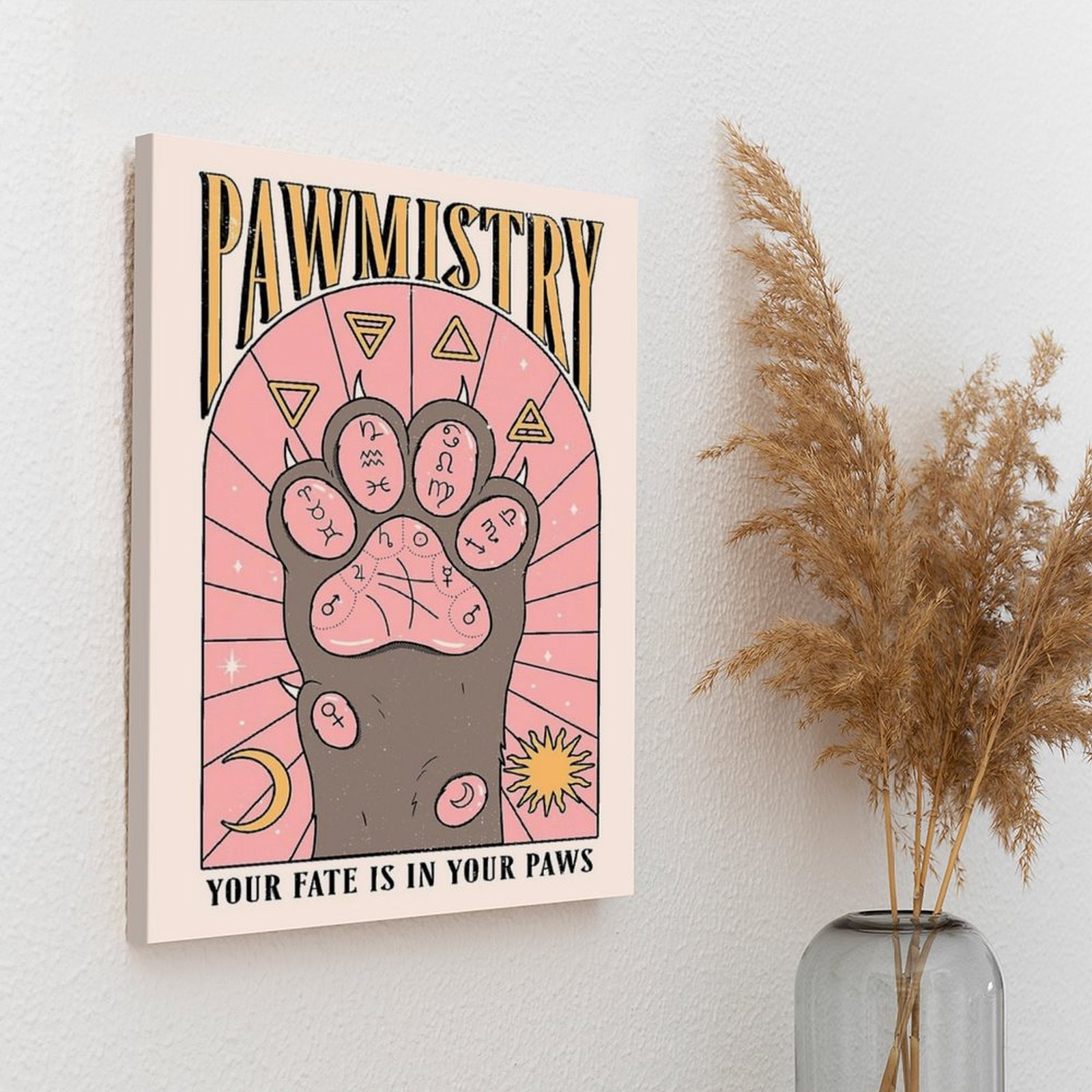 Pawmistry Canvas Schilderij Po - Home Cinema Wall recensie en prijs
