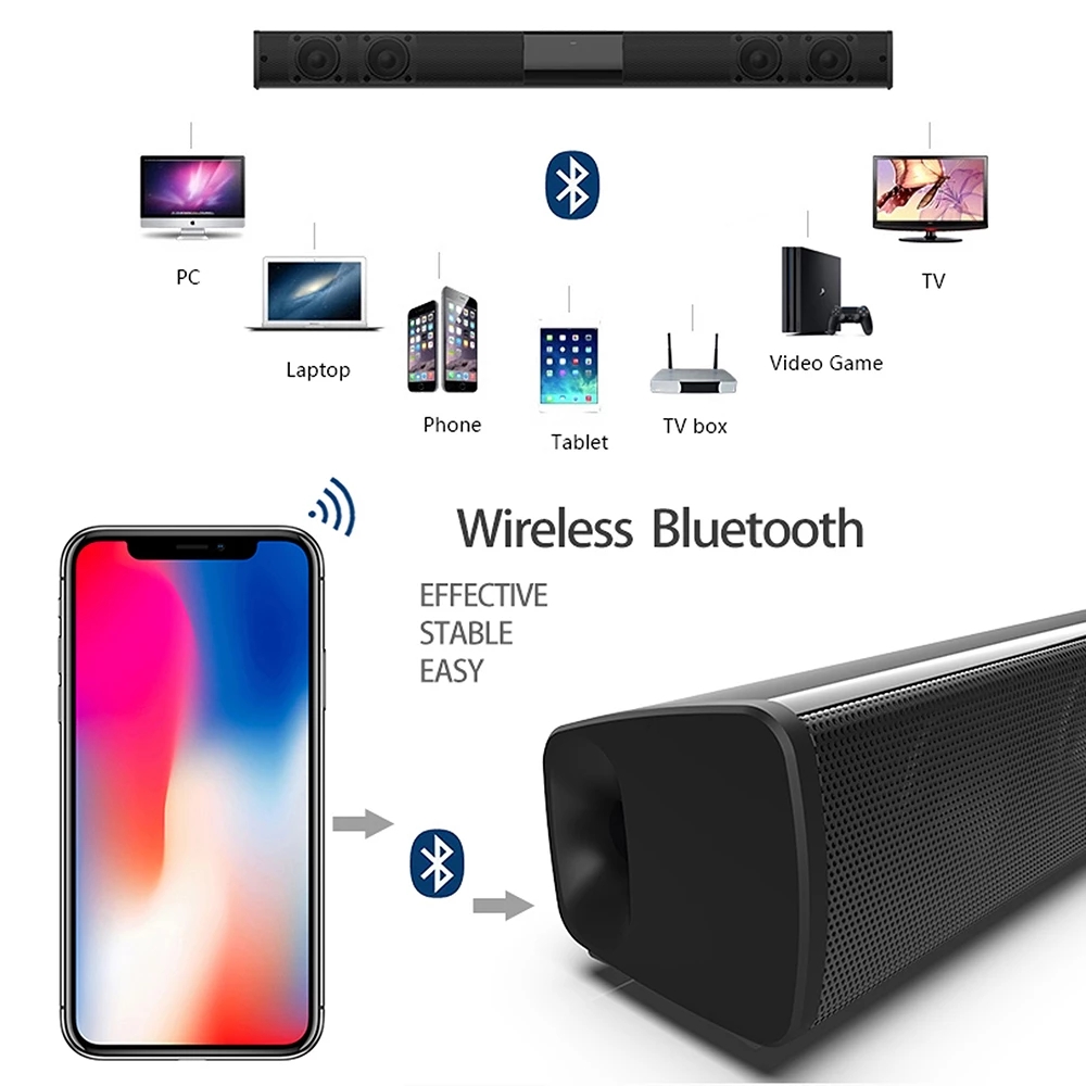 40W Bluetooth Speaker Column H - Home Cinema Chairs recensie en prijs