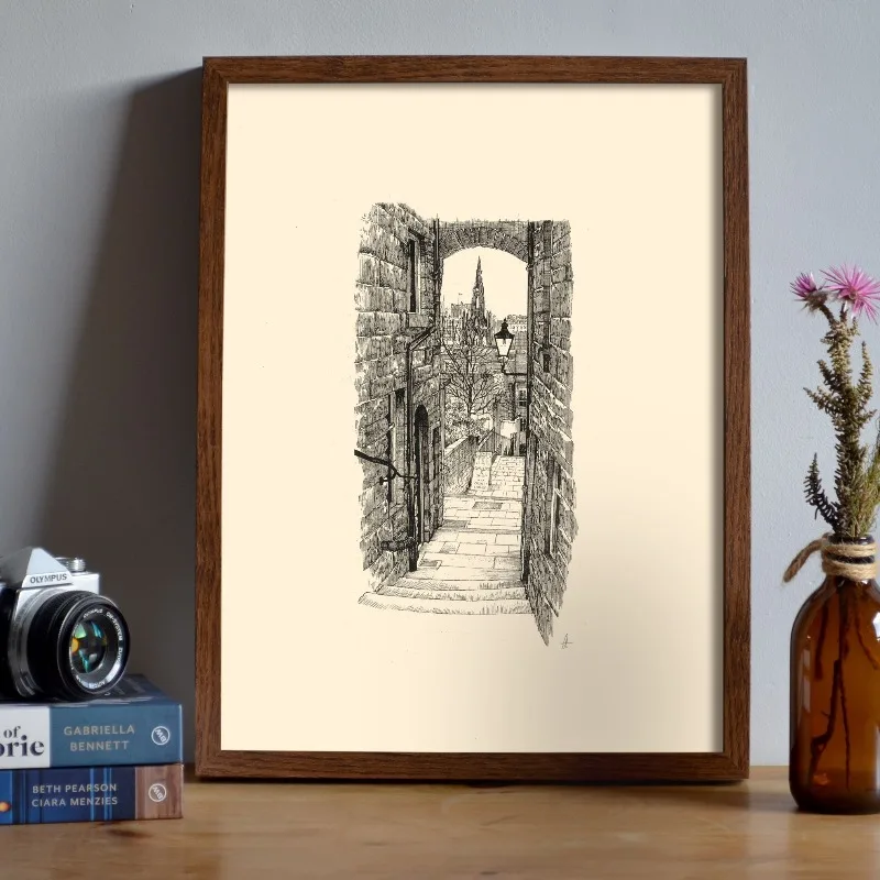 Vintage Edinburgh Castle Pen I - Home Cinema Wall recensie en prijs